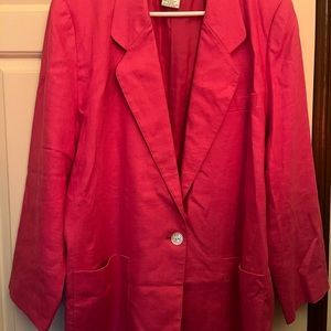 Pink Talbots Blazer